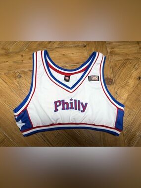 Soho Babe Philly Hardball Classics Cropped Jersey Top Size XXL #13